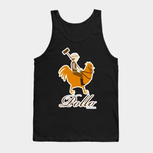 Funny Pollo Parody Fashion Chicken Design Tank Top